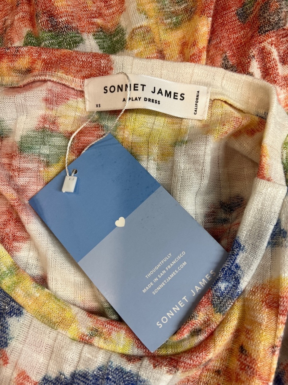 NWT Sonnet James Floral Midi Dress Size XS - Picture 7 of 8